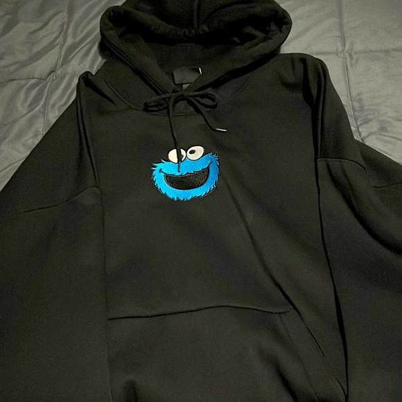 Hu0026M | Shirts | Hm Sesame Street Graphic Hoodie Cookie Monster | Poshmark